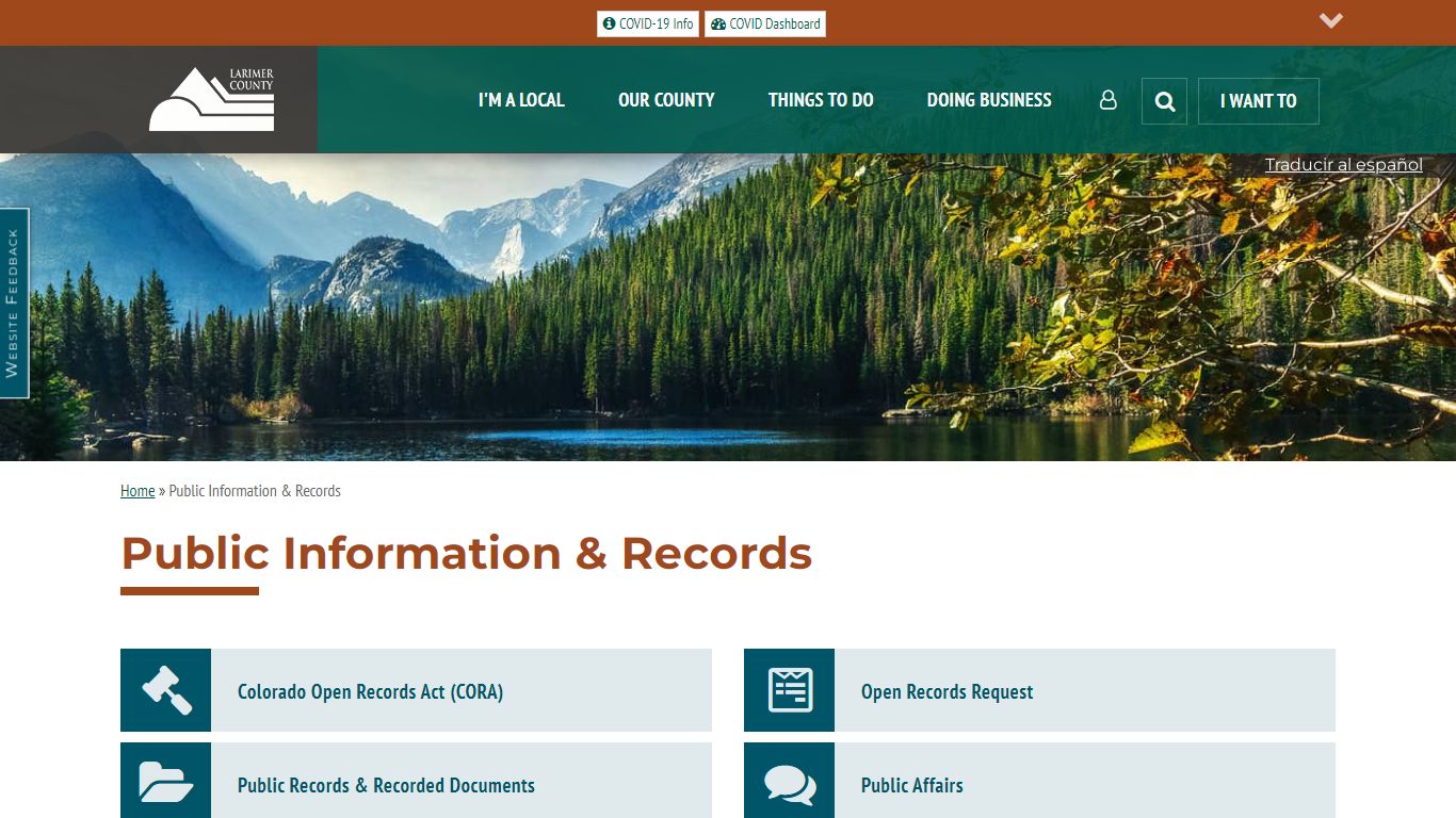 Public Information & Records | Larimer County